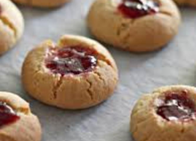 Rhubarb Jam Drops